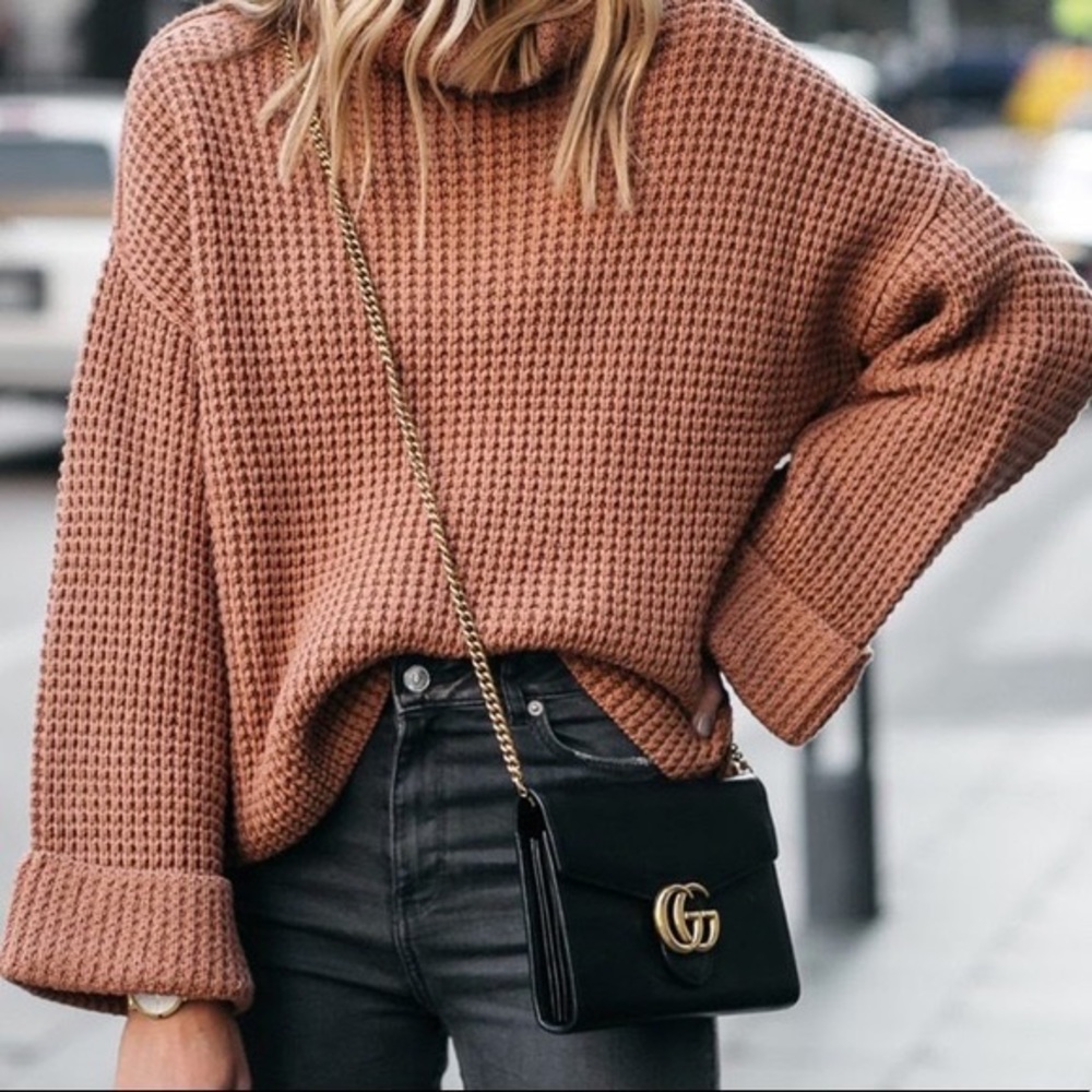 Free People Park City Oversized Pullover Sweater